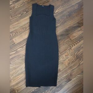 Express Black Midi Dress